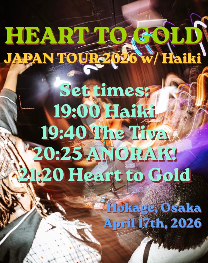 Heart to Gold Japan Tour 2026 w/ Haiki