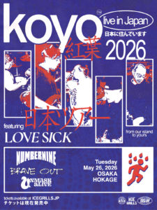 KOYO “live in Japan 2026” with LOVE SICK