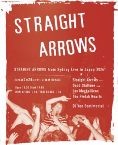 STRAIGHT ARROWS(AUS) JAPAN TOUR 2026